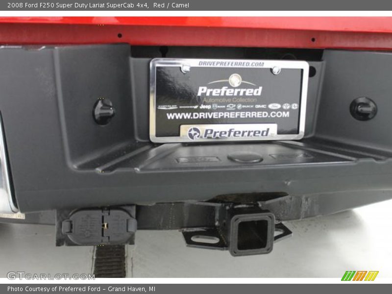 Red / Camel 2008 Ford F250 Super Duty Lariat SuperCab 4x4