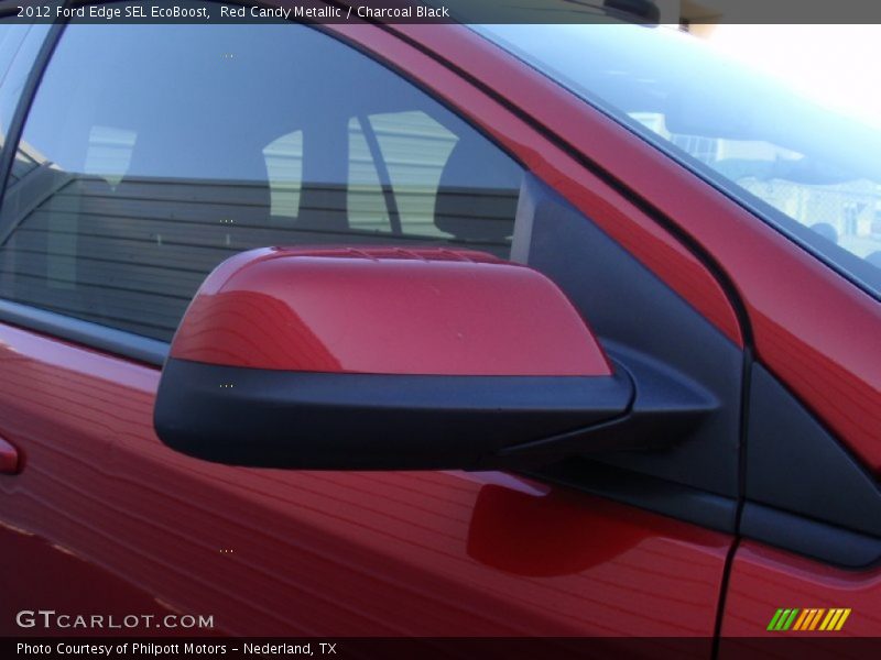 Red Candy Metallic / Charcoal Black 2012 Ford Edge SEL EcoBoost