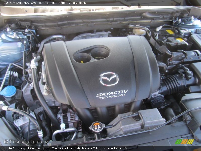 Blue Reflex Mica / Black 2014 Mazda MAZDA6 Touring