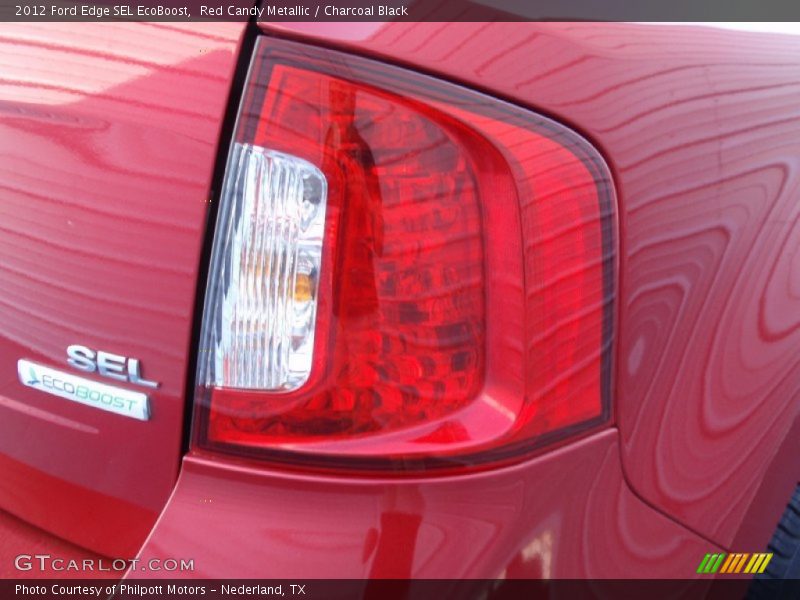 Red Candy Metallic / Charcoal Black 2012 Ford Edge SEL EcoBoost