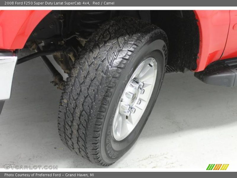Red / Camel 2008 Ford F250 Super Duty Lariat SuperCab 4x4