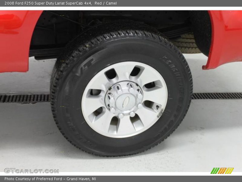 Red / Camel 2008 Ford F250 Super Duty Lariat SuperCab 4x4