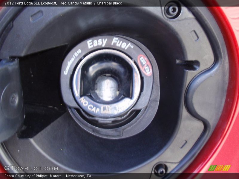Red Candy Metallic / Charcoal Black 2012 Ford Edge SEL EcoBoost