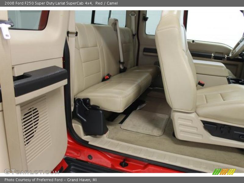 Red / Camel 2008 Ford F250 Super Duty Lariat SuperCab 4x4