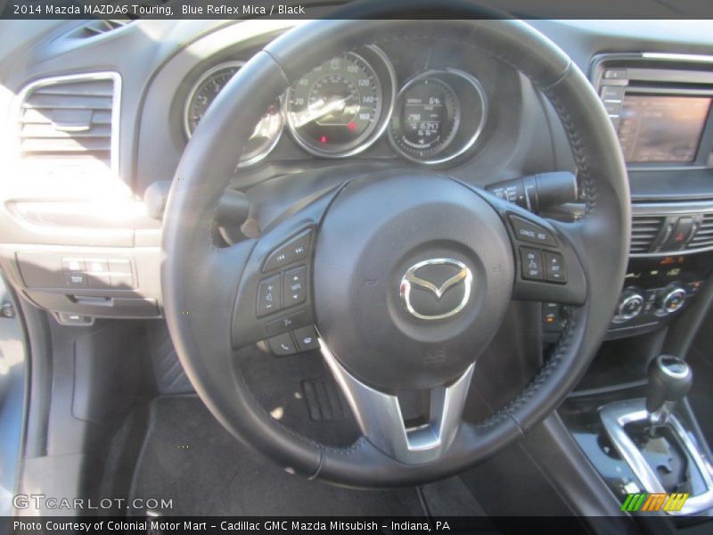 Blue Reflex Mica / Black 2014 Mazda MAZDA6 Touring