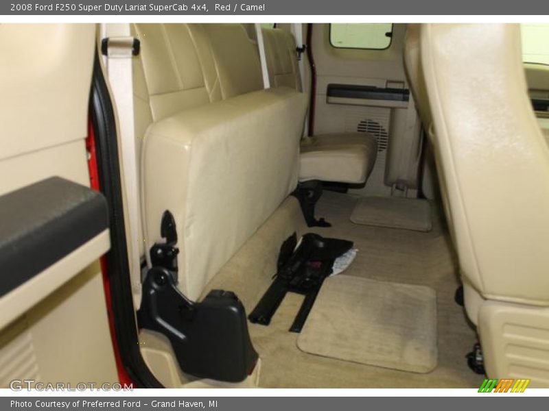 Red / Camel 2008 Ford F250 Super Duty Lariat SuperCab 4x4