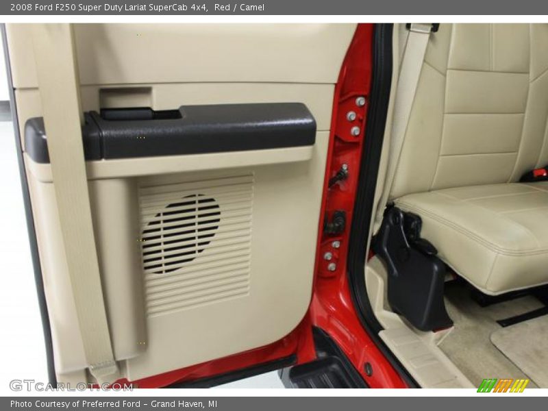 Red / Camel 2008 Ford F250 Super Duty Lariat SuperCab 4x4