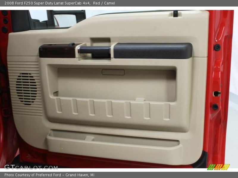 Red / Camel 2008 Ford F250 Super Duty Lariat SuperCab 4x4