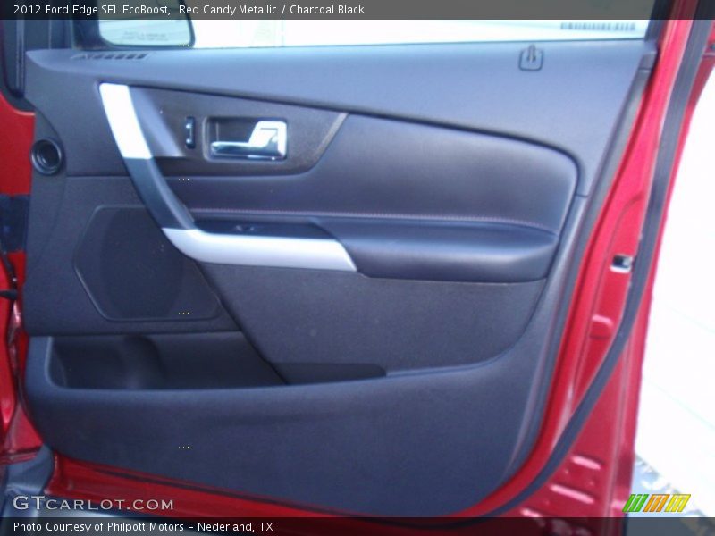 Red Candy Metallic / Charcoal Black 2012 Ford Edge SEL EcoBoost