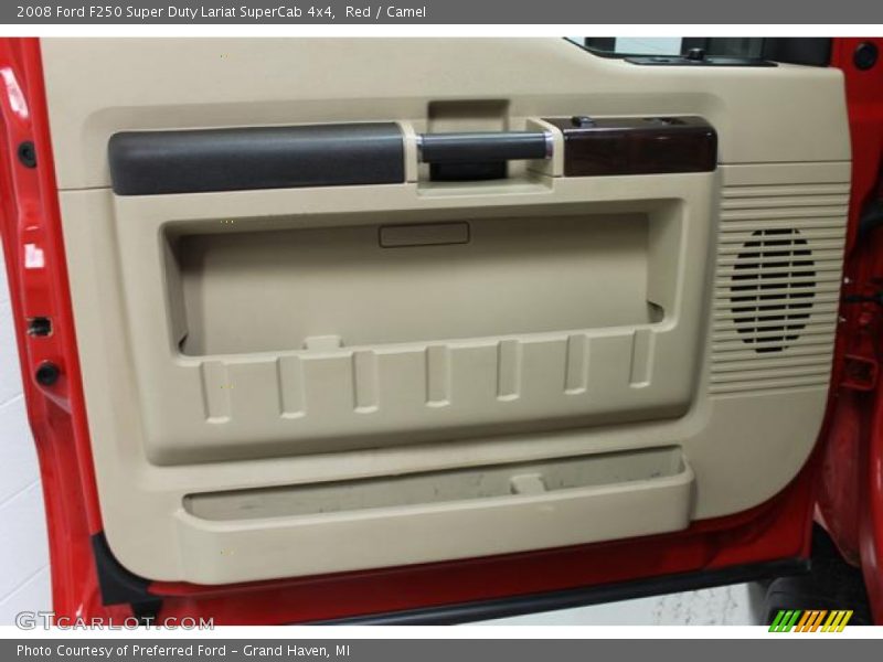 Red / Camel 2008 Ford F250 Super Duty Lariat SuperCab 4x4