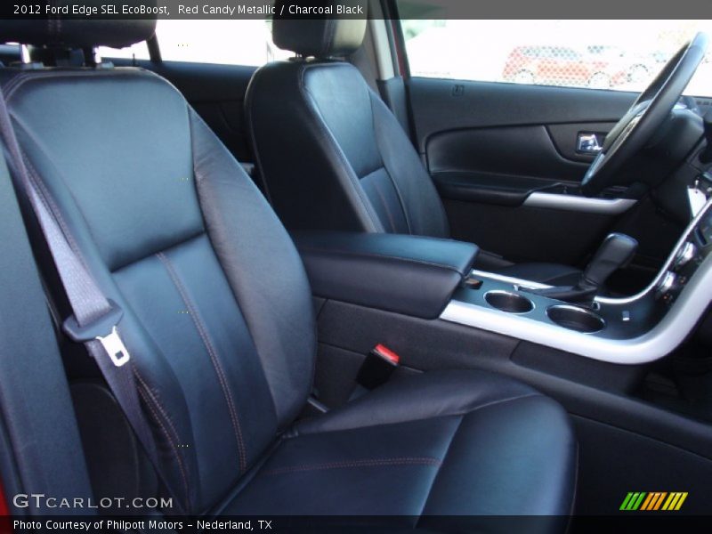 Red Candy Metallic / Charcoal Black 2012 Ford Edge SEL EcoBoost