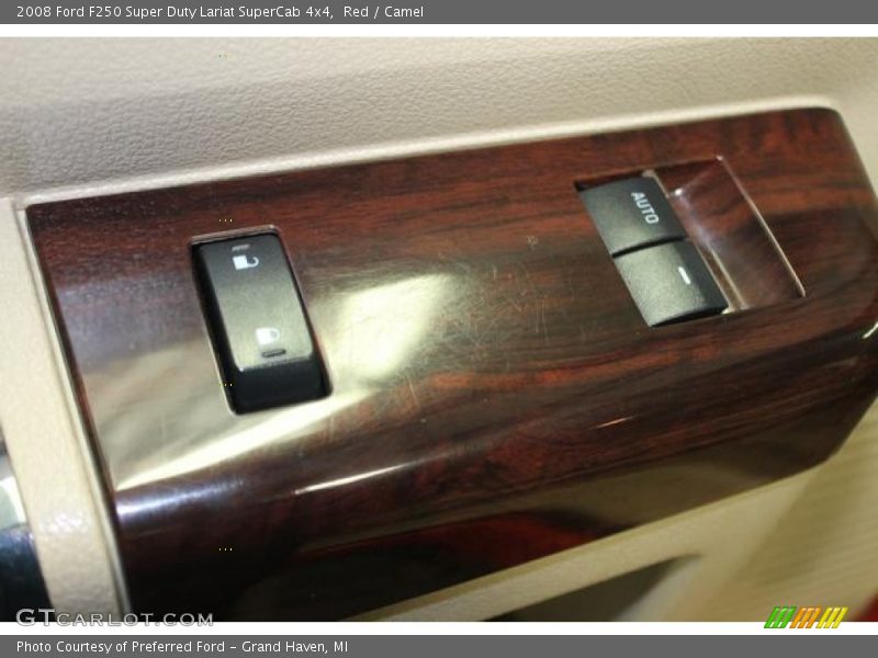 Red / Camel 2008 Ford F250 Super Duty Lariat SuperCab 4x4