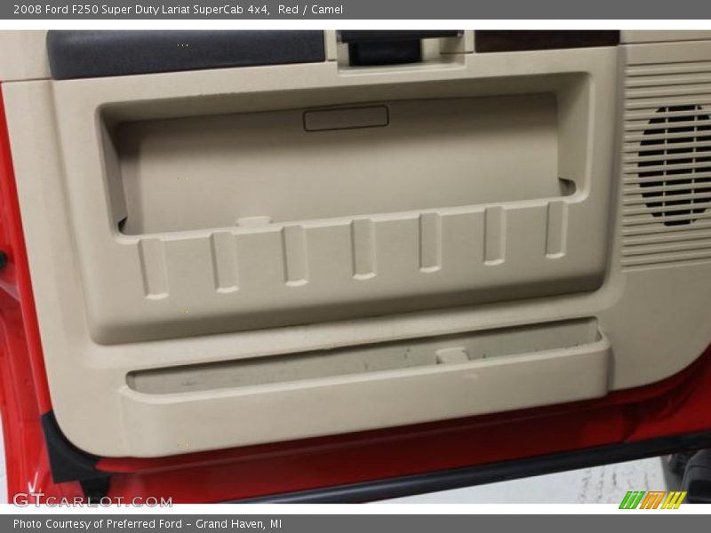 Red / Camel 2008 Ford F250 Super Duty Lariat SuperCab 4x4