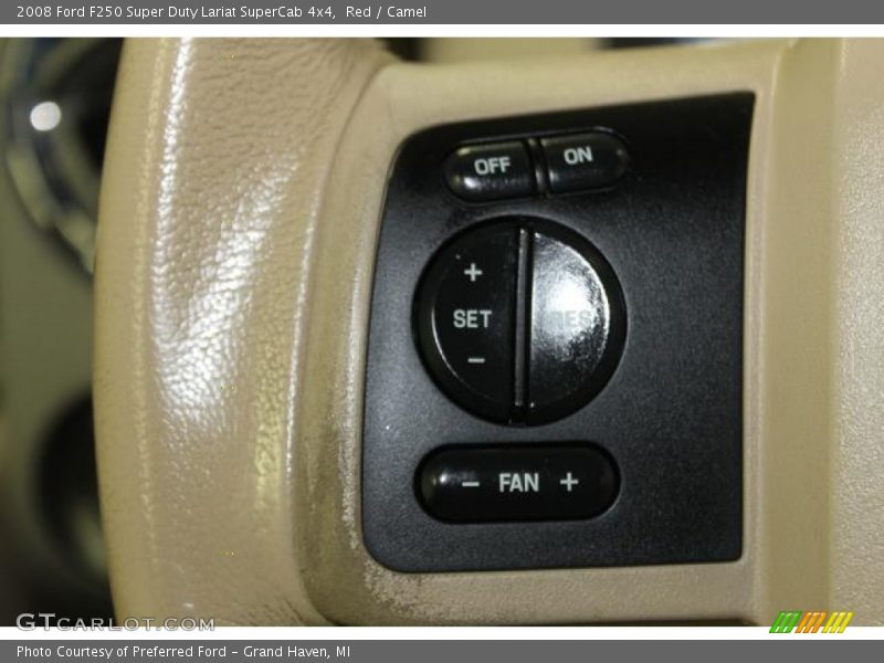 Red / Camel 2008 Ford F250 Super Duty Lariat SuperCab 4x4