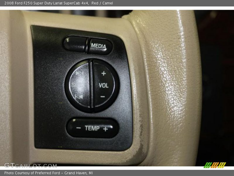 Red / Camel 2008 Ford F250 Super Duty Lariat SuperCab 4x4