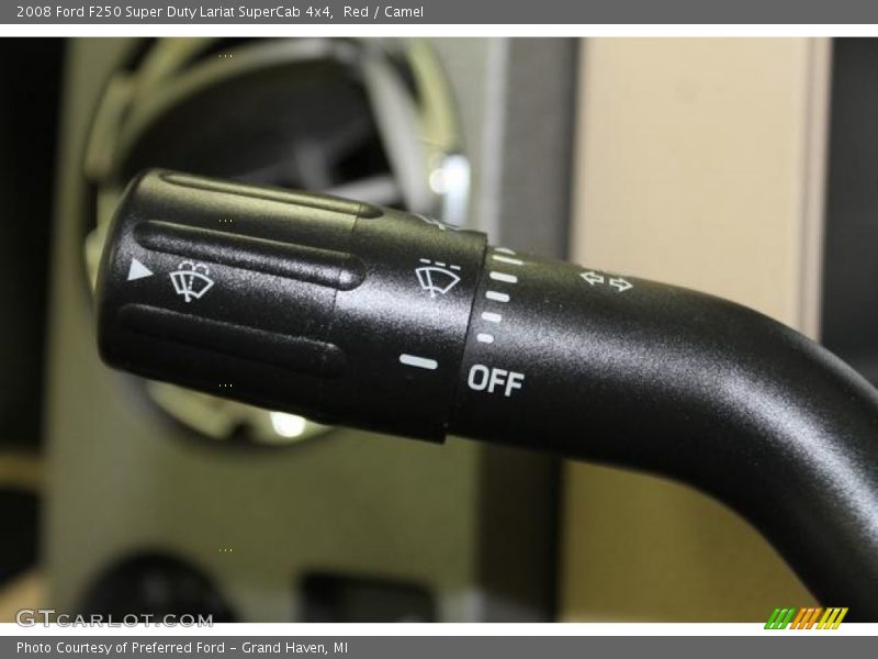 Red / Camel 2008 Ford F250 Super Duty Lariat SuperCab 4x4