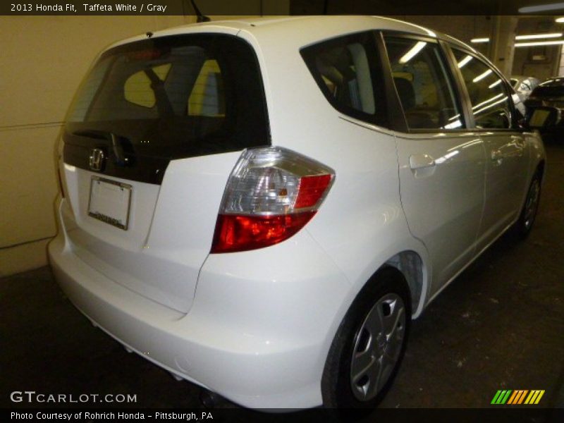 Taffeta White / Gray 2013 Honda Fit