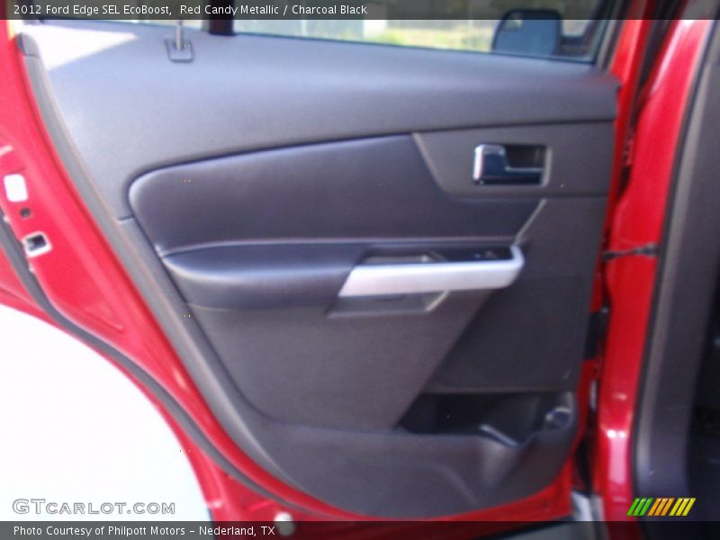 Red Candy Metallic / Charcoal Black 2012 Ford Edge SEL EcoBoost