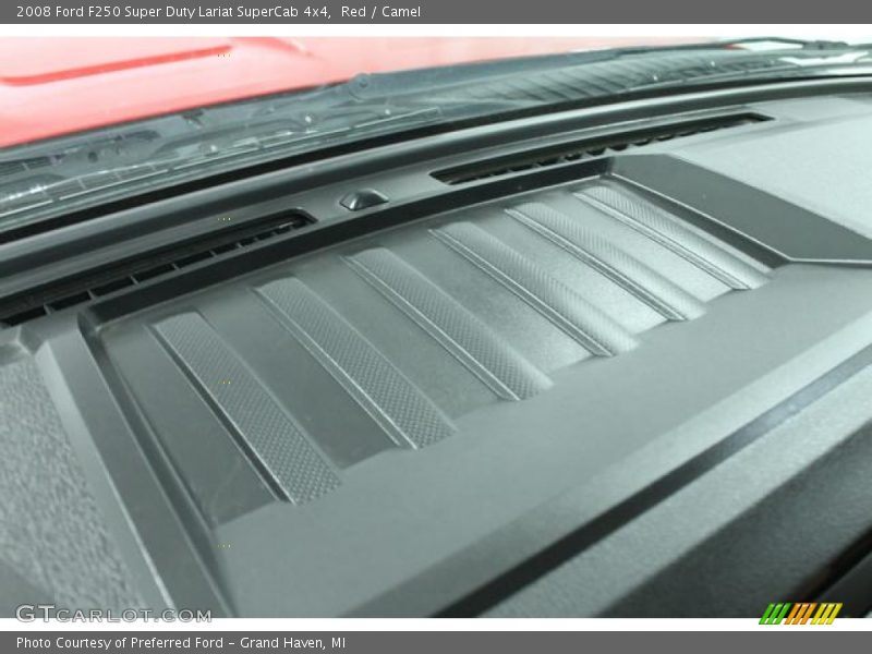 Red / Camel 2008 Ford F250 Super Duty Lariat SuperCab 4x4