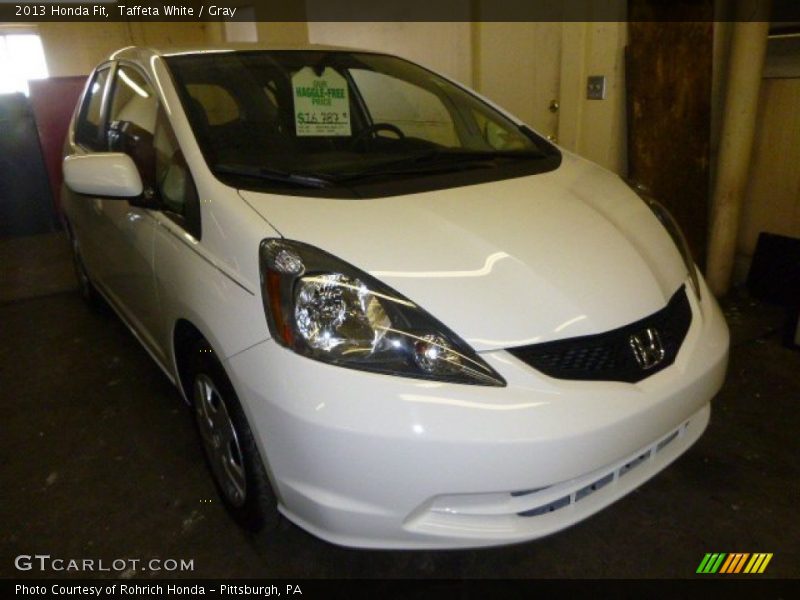 Taffeta White / Gray 2013 Honda Fit