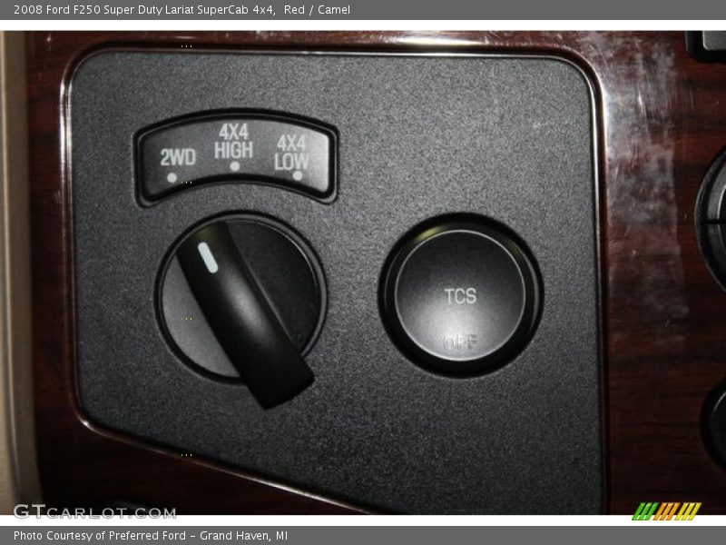 Red / Camel 2008 Ford F250 Super Duty Lariat SuperCab 4x4