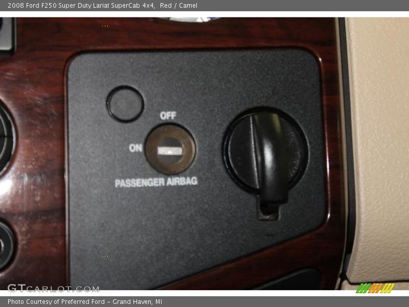 Red / Camel 2008 Ford F250 Super Duty Lariat SuperCab 4x4