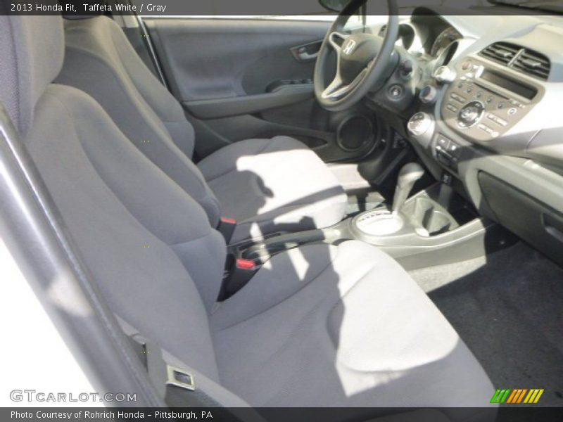 Taffeta White / Gray 2013 Honda Fit