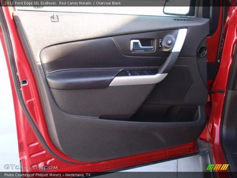 Red Candy Metallic / Charcoal Black 2012 Ford Edge SEL EcoBoost