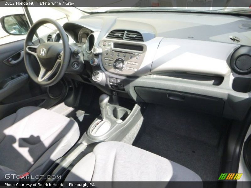 Taffeta White / Gray 2013 Honda Fit