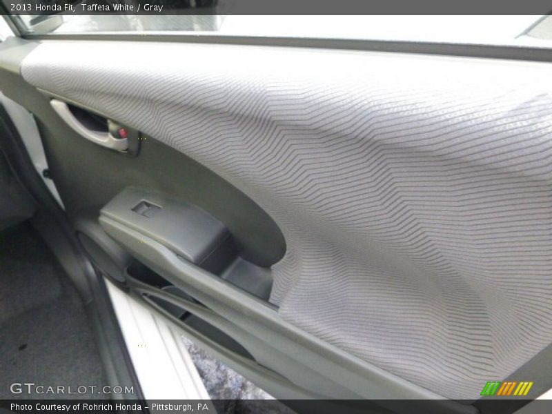 Taffeta White / Gray 2013 Honda Fit