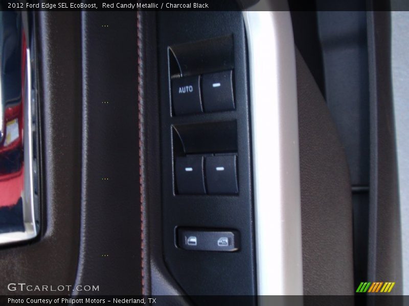 Red Candy Metallic / Charcoal Black 2012 Ford Edge SEL EcoBoost