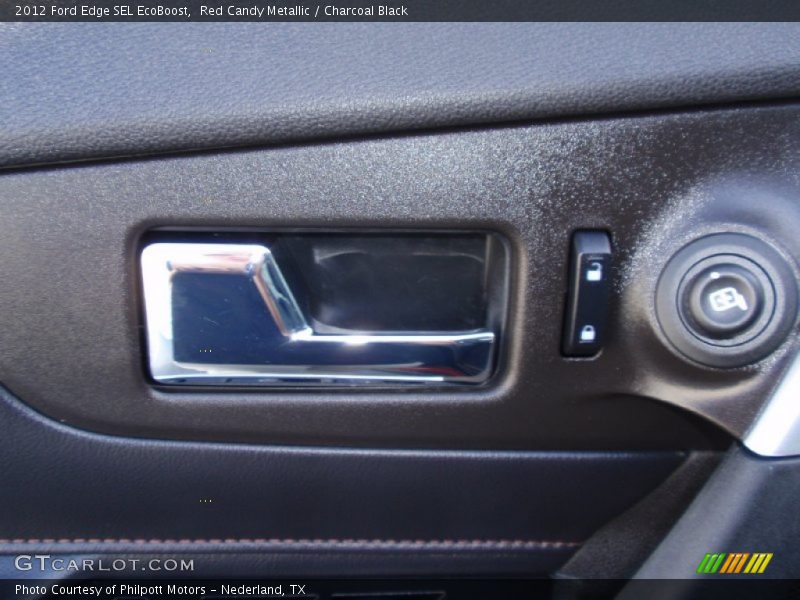 Red Candy Metallic / Charcoal Black 2012 Ford Edge SEL EcoBoost