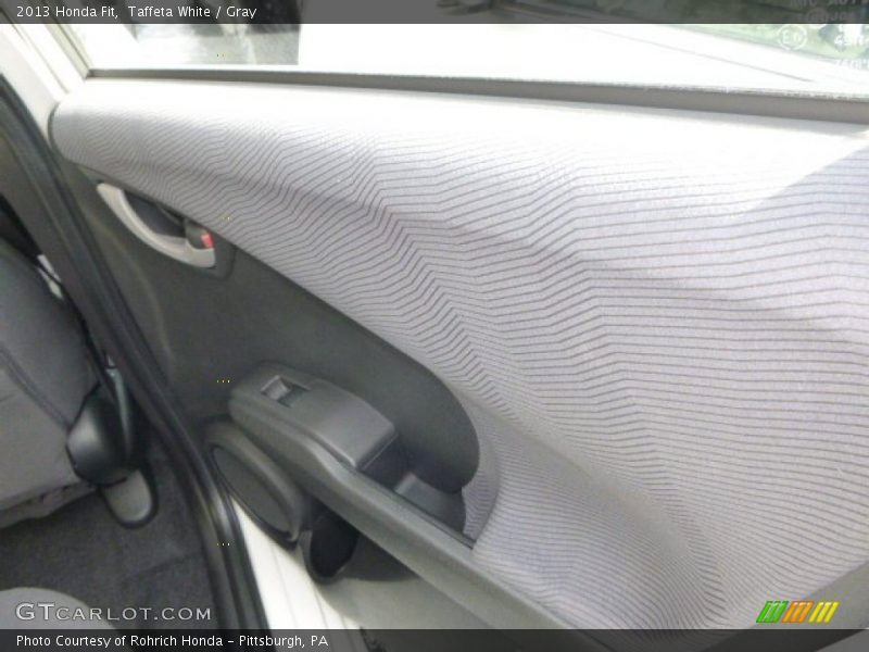 Taffeta White / Gray 2013 Honda Fit