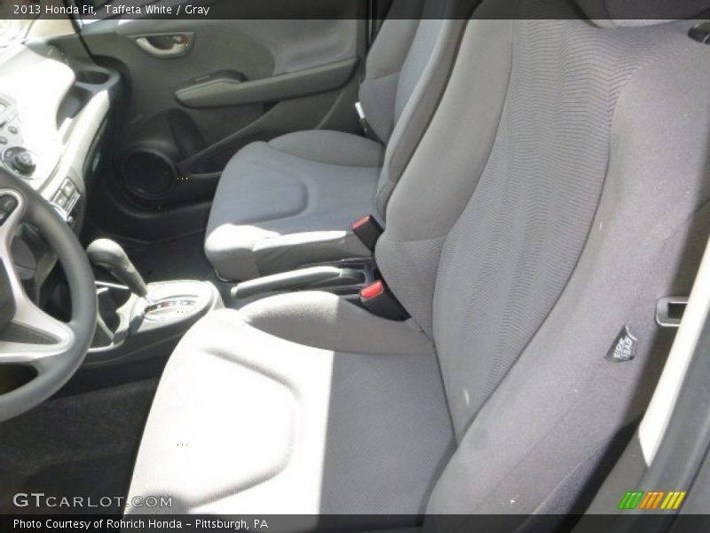 Taffeta White / Gray 2013 Honda Fit