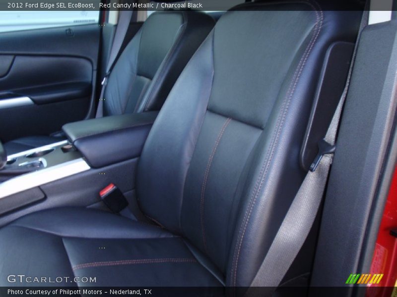 Red Candy Metallic / Charcoal Black 2012 Ford Edge SEL EcoBoost