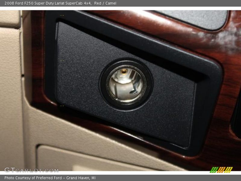Red / Camel 2008 Ford F250 Super Duty Lariat SuperCab 4x4
