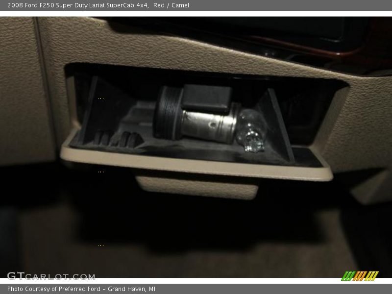 Red / Camel 2008 Ford F250 Super Duty Lariat SuperCab 4x4