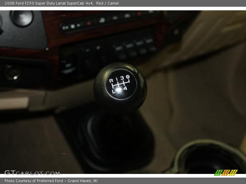 Red / Camel 2008 Ford F250 Super Duty Lariat SuperCab 4x4