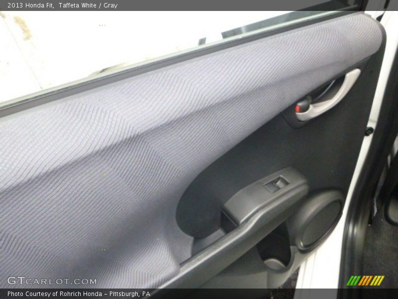 Taffeta White / Gray 2013 Honda Fit