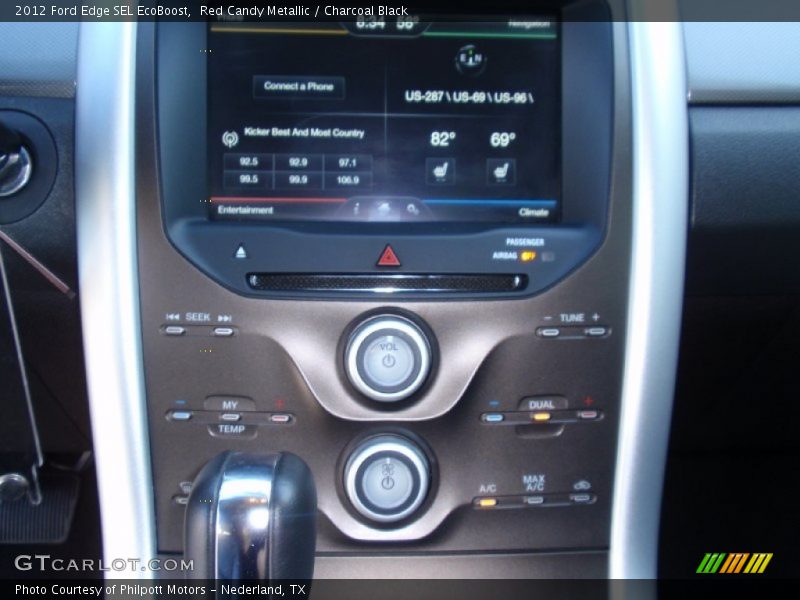 Red Candy Metallic / Charcoal Black 2012 Ford Edge SEL EcoBoost