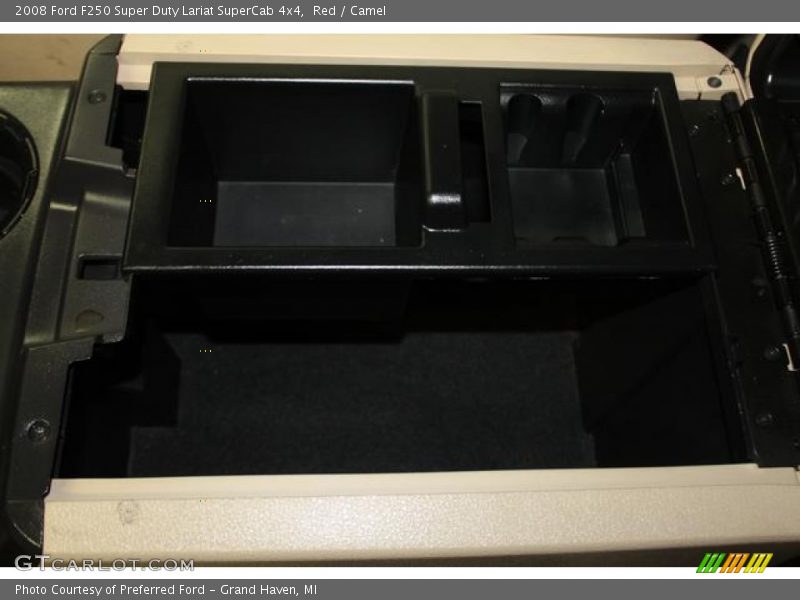 Red / Camel 2008 Ford F250 Super Duty Lariat SuperCab 4x4