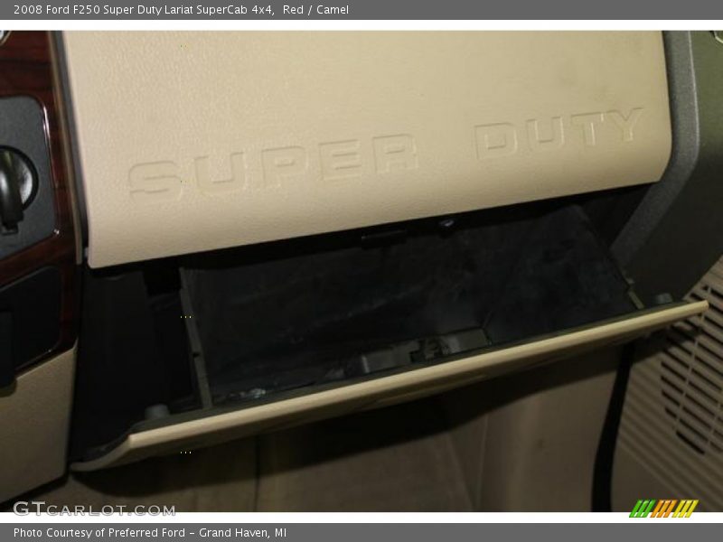Red / Camel 2008 Ford F250 Super Duty Lariat SuperCab 4x4