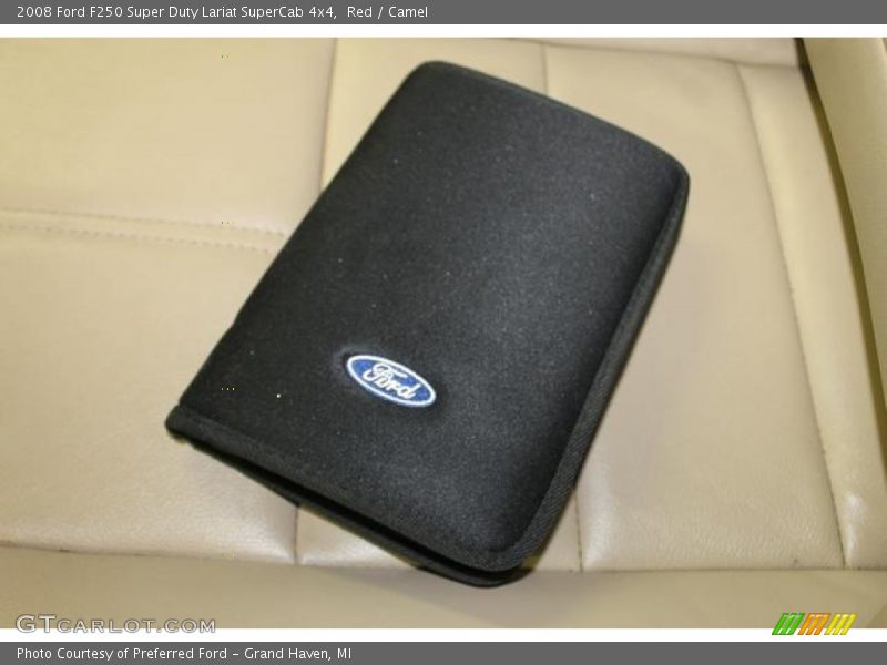 Red / Camel 2008 Ford F250 Super Duty Lariat SuperCab 4x4