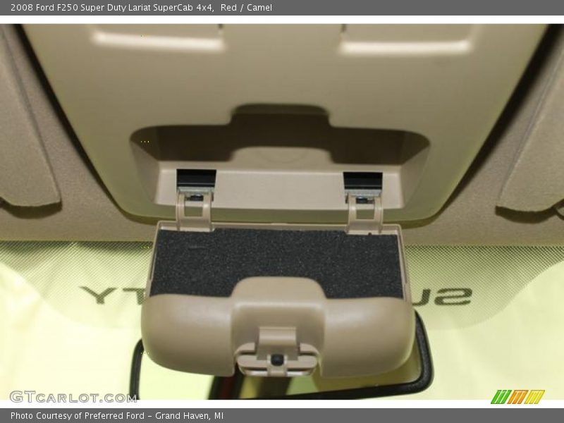 Red / Camel 2008 Ford F250 Super Duty Lariat SuperCab 4x4