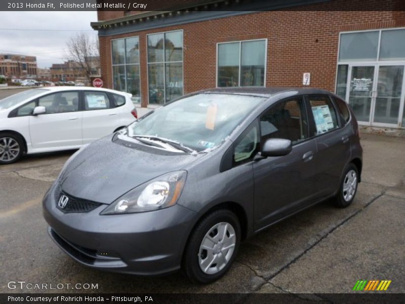 Polished Metal Metallic / Gray 2013 Honda Fit