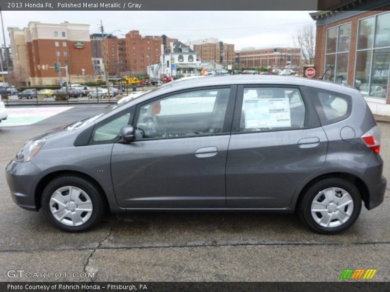 Polished Metal Metallic / Gray 2013 Honda Fit