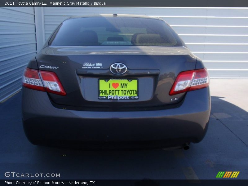 Magnetic Gray Metallic / Bisque 2011 Toyota Camry LE