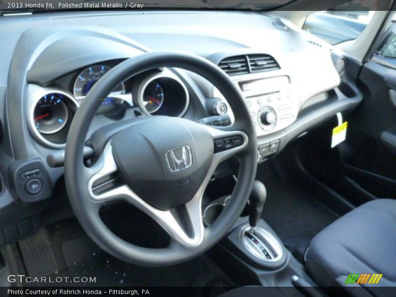 Polished Metal Metallic / Gray 2013 Honda Fit
