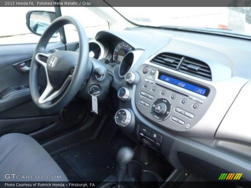 Polished Metal Metallic / Gray 2013 Honda Fit