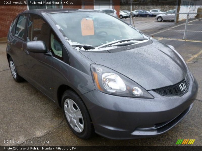 Polished Metal Metallic / Gray 2013 Honda Fit